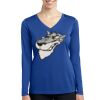 Women's Long Sleeve PosiCharge ® Competitor V Neck Tee Thumbnail