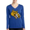 Women's Long Sleeve PosiCharge ® Competitor V Neck Tee Thumbnail
