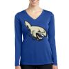 Women's Long Sleeve PosiCharge ® Competitor V Neck Tee Thumbnail