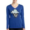 Women's Long Sleeve PosiCharge ® Competitor V Neck Tee Thumbnail