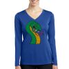 Women's Long Sleeve PosiCharge ® Competitor V Neck Tee Thumbnail