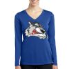 Women's Long Sleeve PosiCharge ® Competitor V Neck Tee Thumbnail