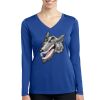 Women's Long Sleeve PosiCharge ® Competitor V Neck Tee Thumbnail