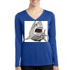 Women's Long Sleeve PosiCharge ® Competitor V Neck Tee Thumbnail