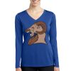 Women's Long Sleeve PosiCharge ® Competitor V Neck Tee Thumbnail