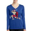 Women's Long Sleeve PosiCharge ® Competitor V Neck Tee Thumbnail
