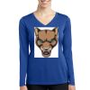 Women's Long Sleeve PosiCharge ® Competitor V Neck Tee Thumbnail