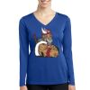 Women's Long Sleeve PosiCharge ® Competitor V Neck Tee Thumbnail