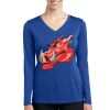 Women's Long Sleeve PosiCharge ® Competitor V Neck Tee Thumbnail
