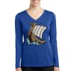 Women's Long Sleeve PosiCharge ® Competitor V Neck Tee Thumbnail