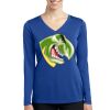 Women's Long Sleeve PosiCharge ® Competitor V Neck Tee Thumbnail
