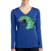 Women's Long Sleeve PosiCharge ® Competitor V Neck Tee Thumbnail