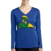 Women's Long Sleeve PosiCharge ® Competitor V Neck Tee Thumbnail
