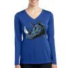 Women's Long Sleeve PosiCharge ® Competitor V Neck Tee Thumbnail