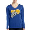 Women's Long Sleeve PosiCharge ® Competitor V Neck Tee Thumbnail