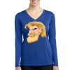 Women's Long Sleeve PosiCharge ® Competitor V Neck Tee Thumbnail