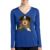Women's Long Sleeve PosiCharge ® Competitor V Neck Tee Thumbnail