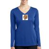 Women's Long Sleeve PosiCharge ® Competitor V Neck Tee Thumbnail