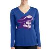 Women's Long Sleeve PosiCharge ® Competitor V Neck Tee Thumbnail