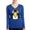 Women's Long Sleeve PosiCharge ® Competitor V Neck Tee Thumbnail