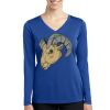 Women's Long Sleeve PosiCharge ® Competitor V Neck Tee Thumbnail