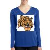 Women's Long Sleeve PosiCharge ® Competitor V Neck Tee Thumbnail