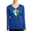 Women's Long Sleeve PosiCharge ® Competitor V Neck Tee Thumbnail