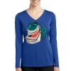 Women's Long Sleeve PosiCharge ® Competitor V Neck Tee Thumbnail