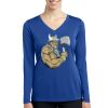 Women's Long Sleeve PosiCharge ® Competitor V Neck Tee Thumbnail