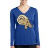 Women's Long Sleeve PosiCharge ® Competitor V Neck Tee Thumbnail