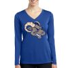 Women's Long Sleeve PosiCharge ® Competitor V Neck Tee Thumbnail