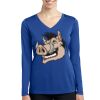 Women's Long Sleeve PosiCharge ® Competitor V Neck Tee Thumbnail