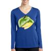 Women's Long Sleeve PosiCharge ® Competitor V Neck Tee Thumbnail