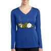 Women's Long Sleeve PosiCharge ® Competitor V Neck Tee Thumbnail