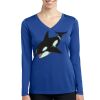 Women's Long Sleeve PosiCharge ® Competitor V Neck Tee Thumbnail
