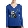 Women's Long Sleeve PosiCharge ® Competitor V Neck Tee Thumbnail