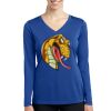 Women's Long Sleeve PosiCharge ® Competitor V Neck Tee Thumbnail