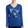 Women's Long Sleeve PosiCharge ® Competitor V Neck Tee Thumbnail