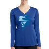 Women's Long Sleeve PosiCharge ® Competitor V Neck Tee Thumbnail