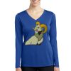 Women's Long Sleeve PosiCharge ® Competitor V Neck Tee Thumbnail