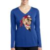 Women's Long Sleeve PosiCharge ® Competitor V Neck Tee Thumbnail