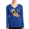 Women's Long Sleeve PosiCharge ® Competitor V Neck Tee Thumbnail