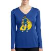 Women's Long Sleeve PosiCharge ® Competitor V Neck Tee Thumbnail