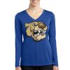 Women's Long Sleeve PosiCharge ® Competitor V Neck Tee Thumbnail