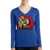 Women's Long Sleeve PosiCharge ® Competitor V Neck Tee Thumbnail