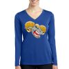 Women's Long Sleeve PosiCharge ® Competitor V Neck Tee Thumbnail