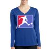 Women's Long Sleeve PosiCharge ® Competitor V Neck Tee Thumbnail
