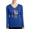 Women's Long Sleeve PosiCharge ® Competitor V Neck Tee Thumbnail