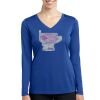Women's Long Sleeve PosiCharge ® Competitor V Neck Tee Thumbnail