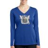Women's Long Sleeve PosiCharge ® Competitor V Neck Tee Thumbnail